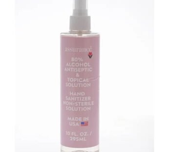 Assurance 80% Alcohol Antiseptic & Topical Solution Non-sterile Solution Unisex 295ml Hand Sanitizer