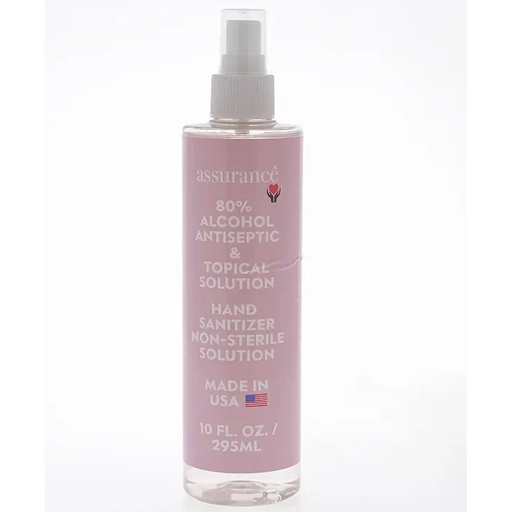 Assurance 80% Alcohol Antiseptic & Topical Solution Non-sterile Solution Unisex 295ml Hand Sanitizer