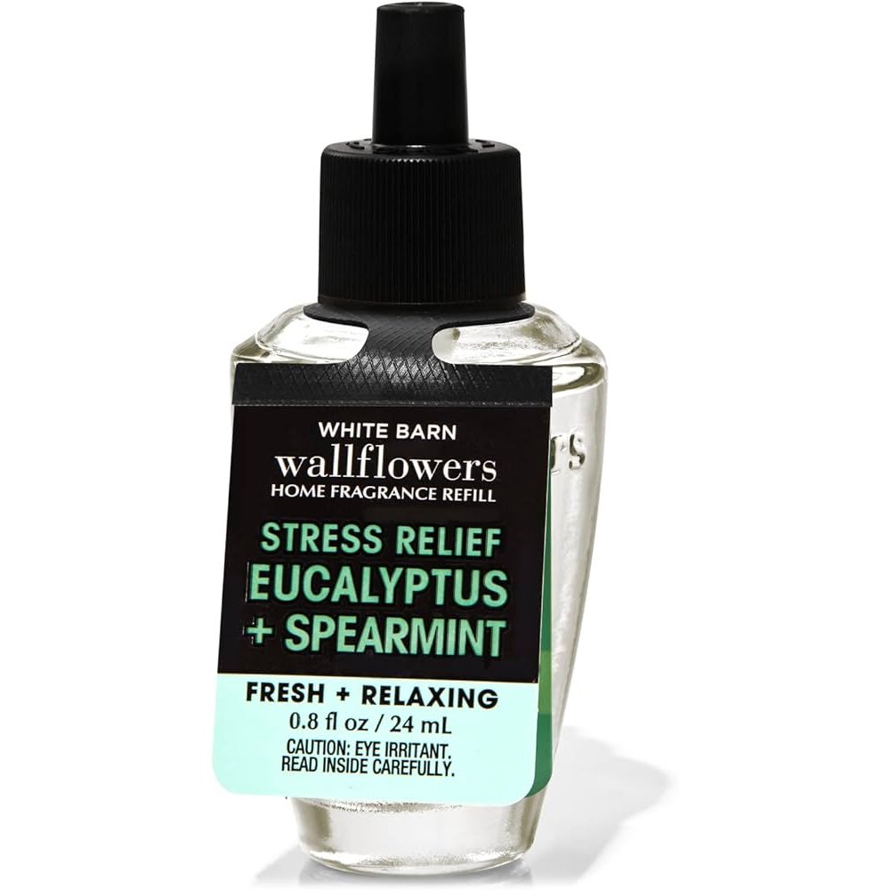 Bath & Body Works Eucalyptus + Spearmint White Barn Wallflowers 24ml Home Fragrance Refill