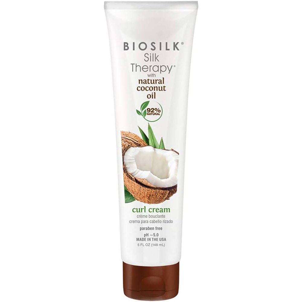 Biosilk Silk Therapy Organic Coconut Oil Unisex 148ml Hair Curl Cream