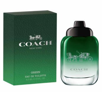 Coach Green For Men Eau De Toilette 4.5ml Miniature