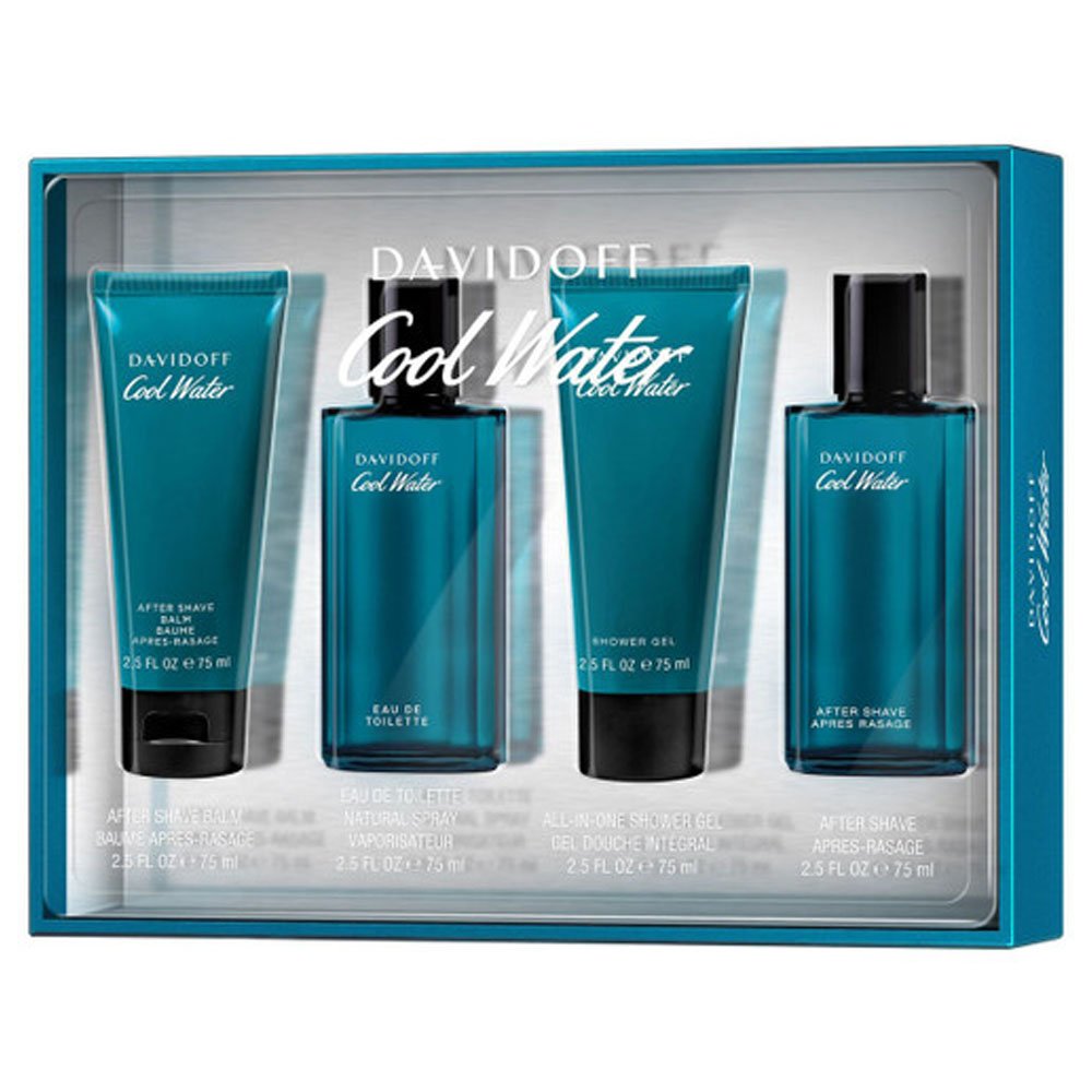Davidoff Cool Water For Men Set Edt 75ml + As 75ml + Sg 75ml + Asb 75ml