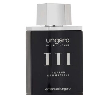 Emanuel Ungaro Ungaro Pour L’Homme Iii Parfum Aromatique For Men Eau De Toilette 100ml