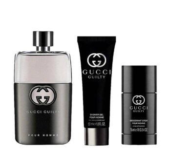 Gucci Guilty Pour Homme (M) Set Edt 90ml + Deo Stick 75ml + Sg 50ml