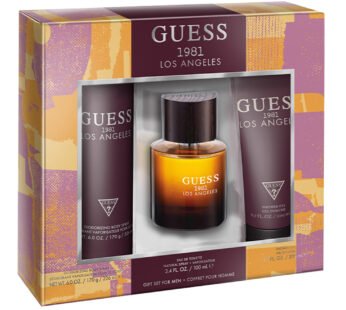 Guess 1981 Los Angeles For Men Set Edt 100ml + Sg 200ml + Body Spray 226ml (2023)