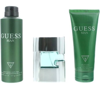 Guess Green For Men Set EDT 75ml + Sg 200ml + Body Spray 226ml (2023)