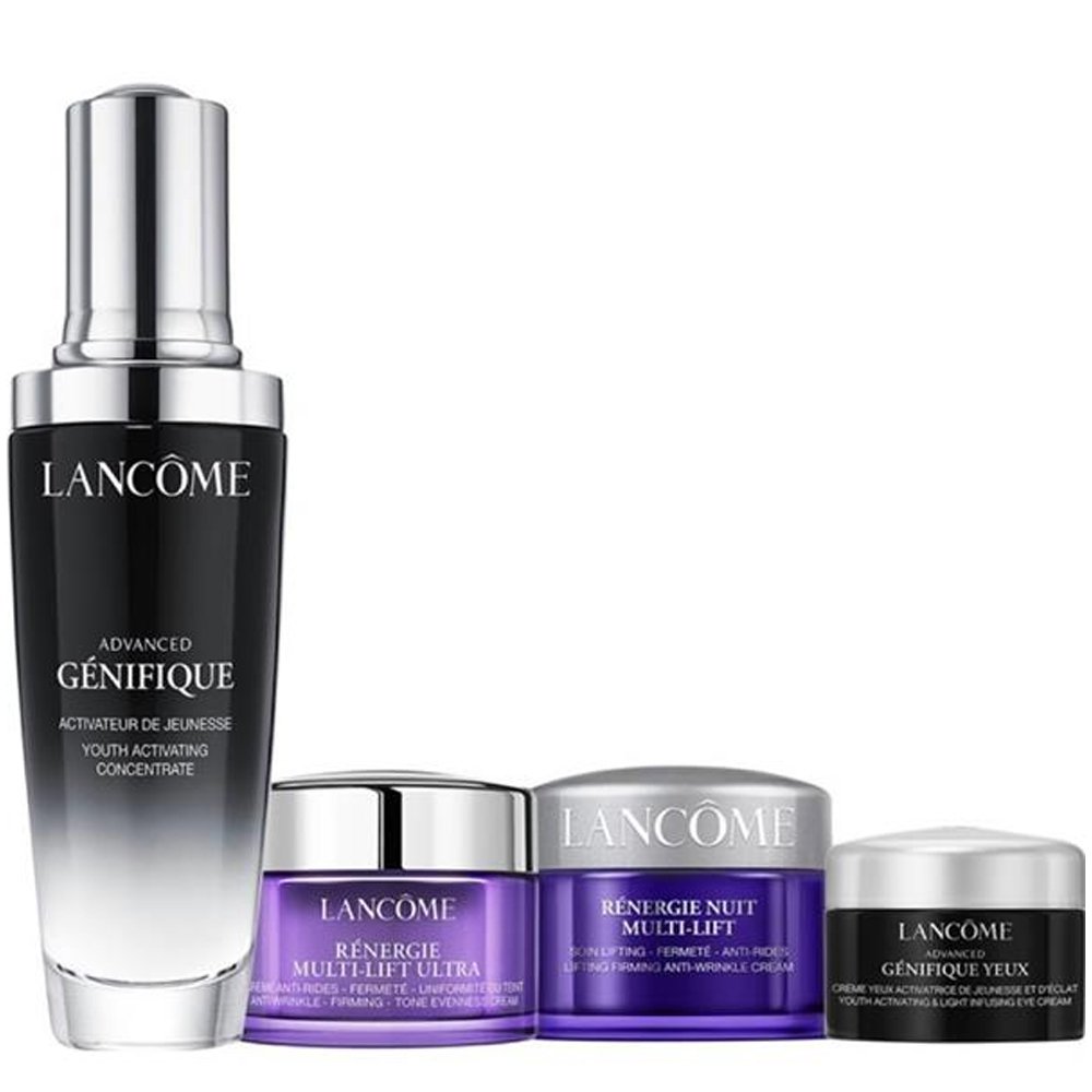 Lancome Advance Genifiqued For Women Set Concentrate 50ml+ Eye Cream 5ml + Renergie Multi-lift Ultra Night Cream 15ml + Day Cream 15ml