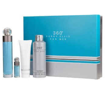Perry Ellis 360? (M) Set Edt 100ml + Body Spray 170g + Edt 7.5ml + Sg 90ml