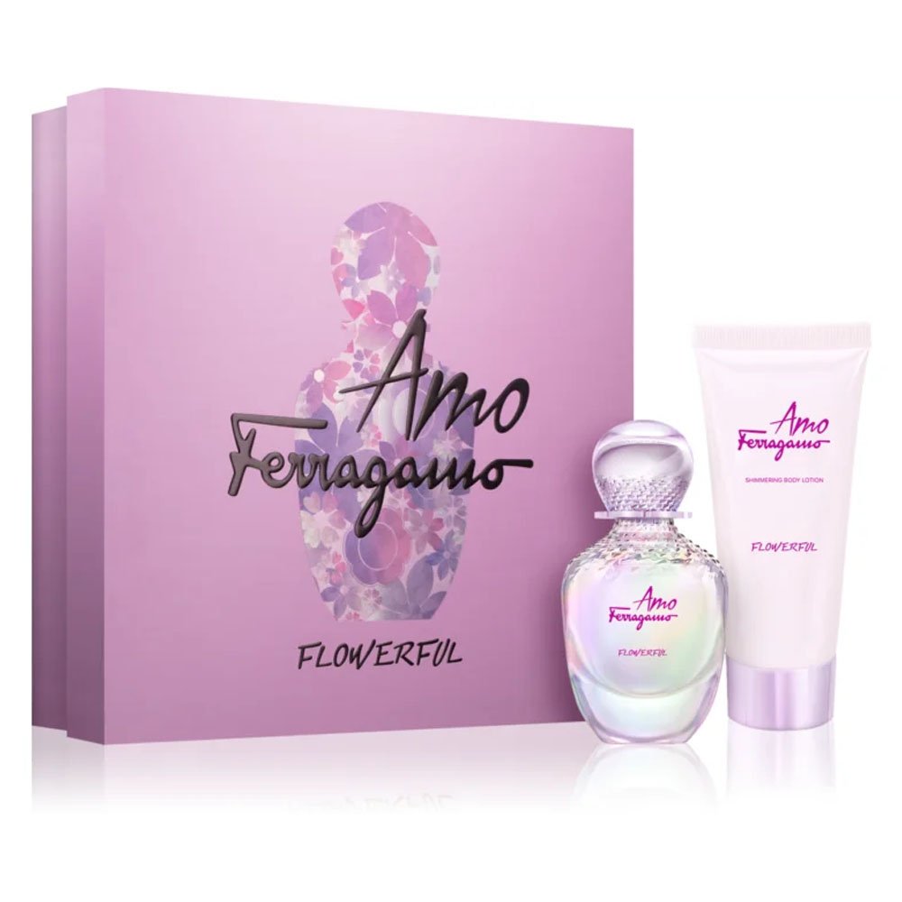 Salvatore Ferragamo Amo Ferragamo Flowerful (W) Set Edt 30ml + Shimmering Bl 30ml