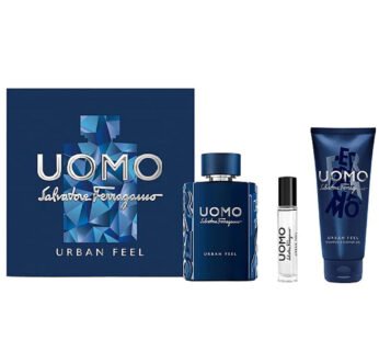 Salvatore Ferragamo Uomo Urban Feel (M) Set Edt 100ml+ Edt 10ml + Shampoo & Sg 100ml